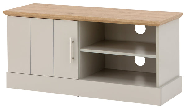 GFW TV Unit Kendal Small TV Unit Grey Bed Kings
