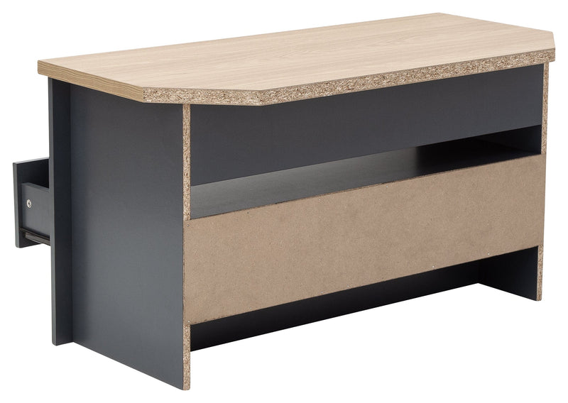 GFW TV Unit Lancaster Corner Tv Unit Slate Blue Bed Kings
