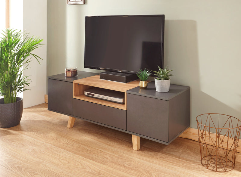 GFW TV Unit Modena TV Unit Grey Bed Kings