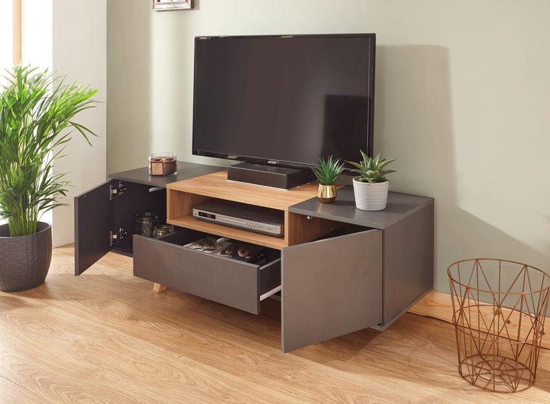GFW TV Unit Modena TV Unit Grey Bed Kings