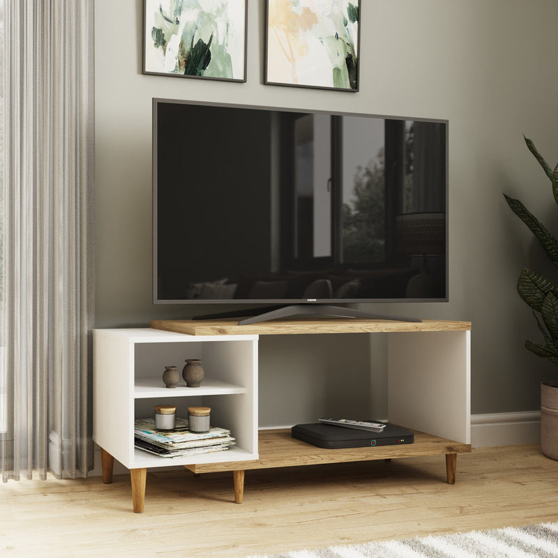 GFW TV Unit Presto Tv Unit Vienna Oak/White Bed Kings