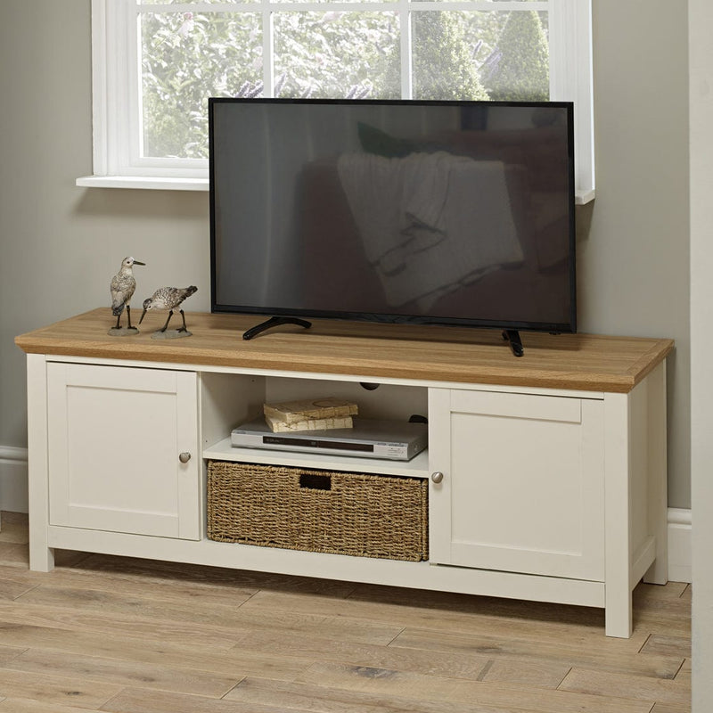 LPD TV Unit Cotswold TV Unit Cream Bed Kings