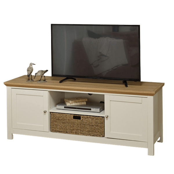 LPD TV Unit Cotswold TV Unit Cream Bed Kings