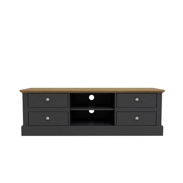 LPD TV Unit Devon TV Unit Charcoal Bed Kings
