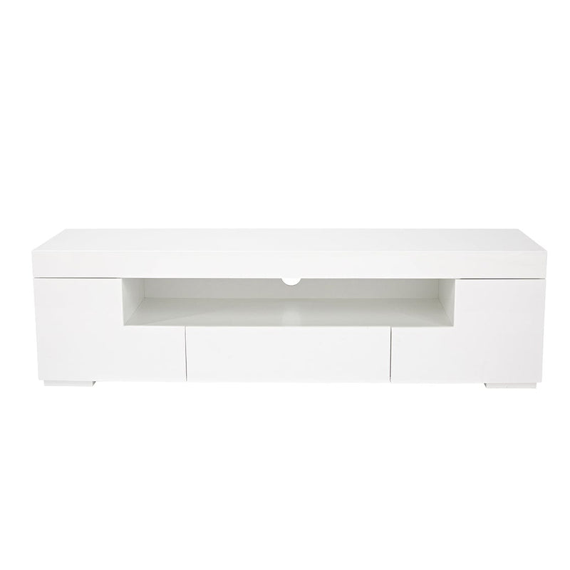 LPD TV Unit Milano Media Unit White Bed Kings