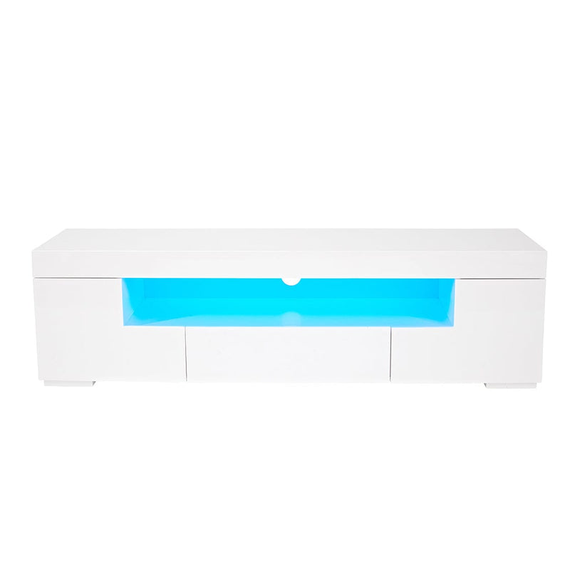 LPD TV Unit Milano Media Unit White Bed Kings