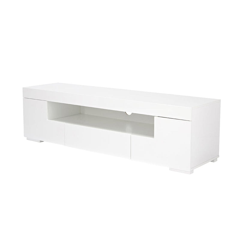 LPD TV Unit Milano Media Unit White Bed Kings