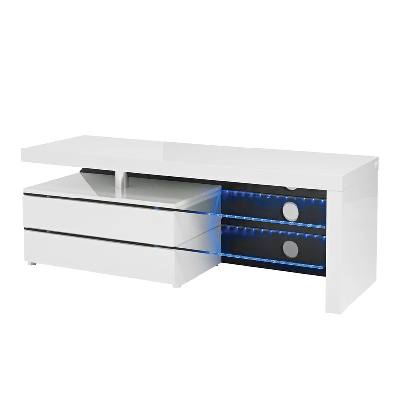 LPD TV Unit Milano TV Unit White Bed Kings
