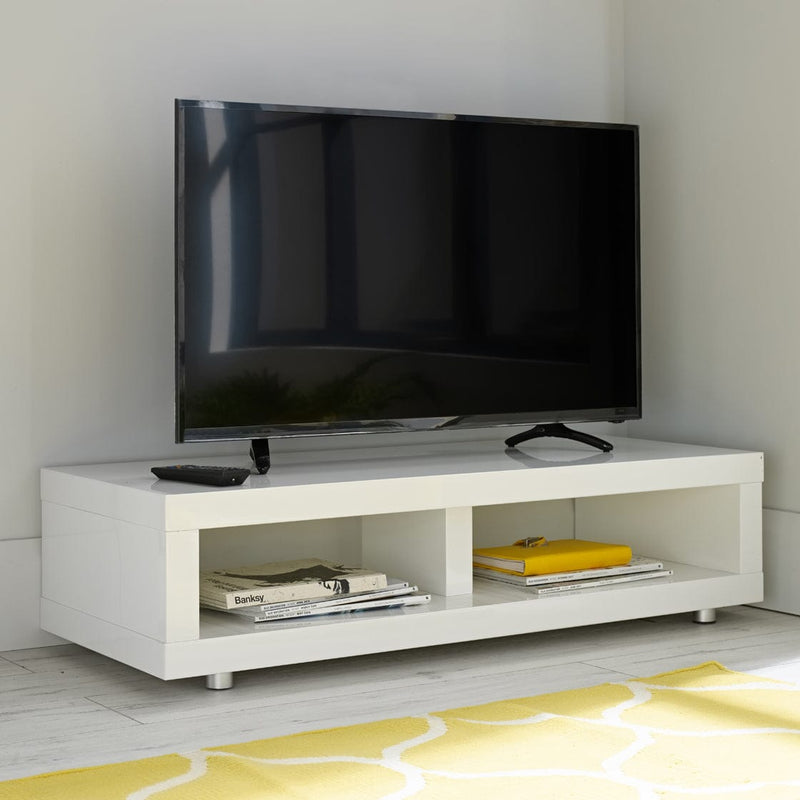 LPD TV Unit Puro TV Unit White Bed Kings
