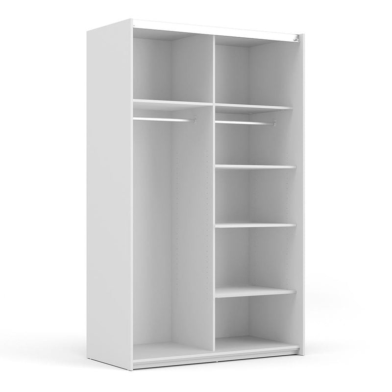 FTG Wardrobe Accessory Verona - Set of 3 Shelves - Narrow (for 120cm wardrobe) in White Bed Kings