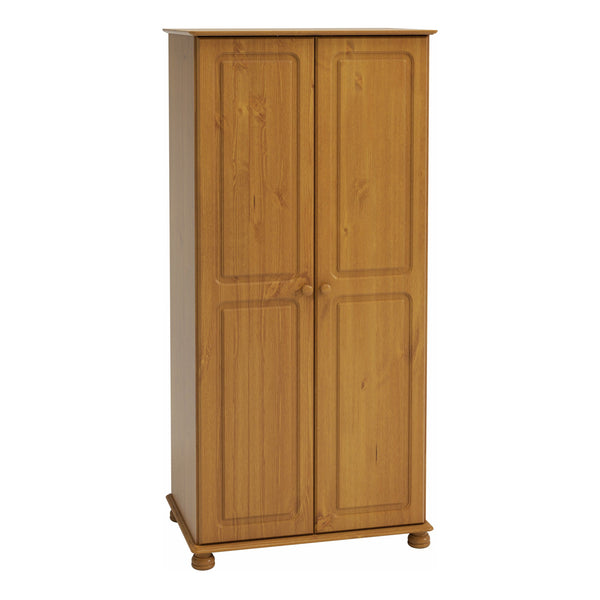 FTG Wardrobe Richmond 2 Dr Robe Pine Bed Kings