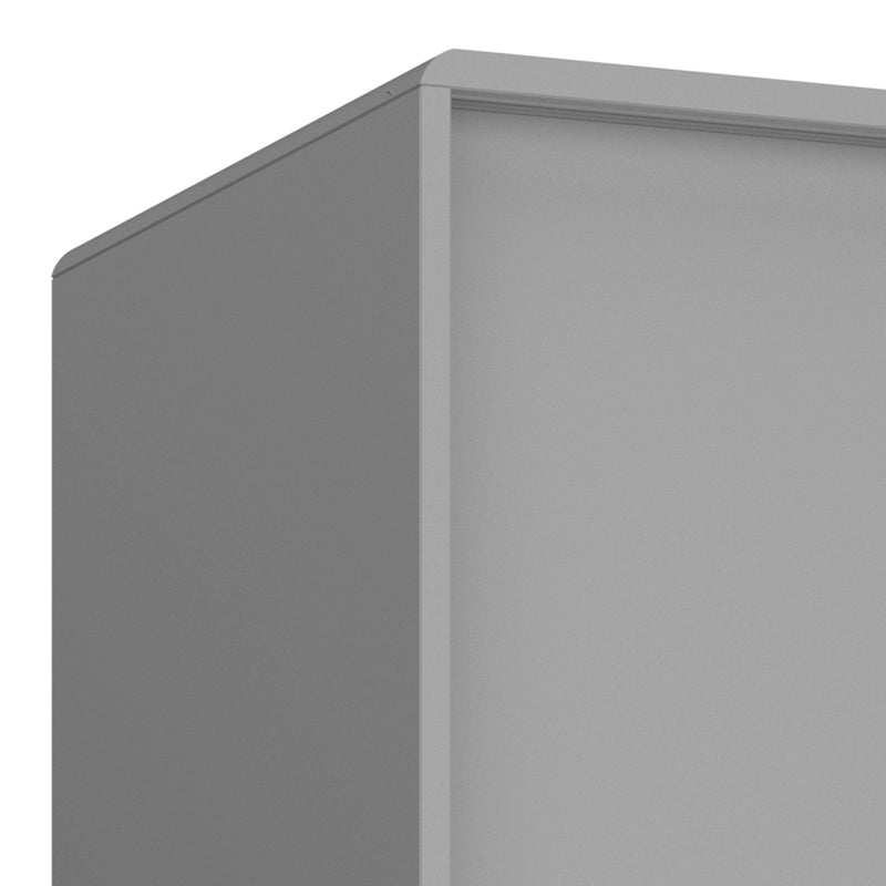 FTG Wardrobe Softline Sliding 2 Dr Wardrobe Grey Bed Kings