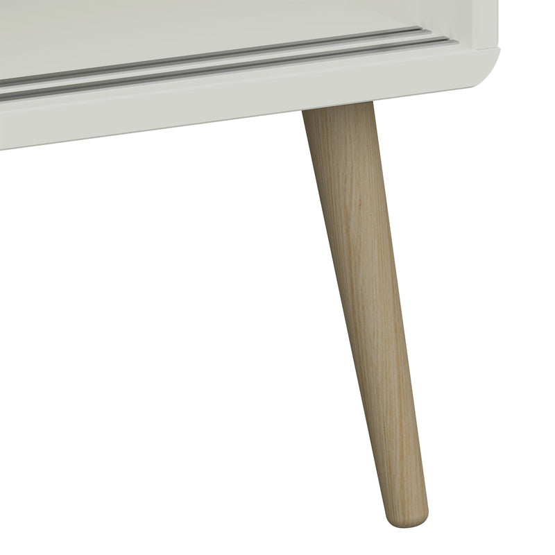 FTG Wardrobe Softline Sliding 2 Dr Wardrobe Off White Bed Kings