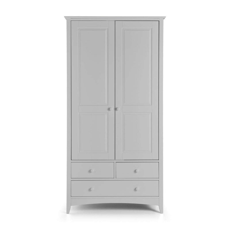 Julian Bowen Wardrobe Cameo Combination Wardrobe - Dove Grey Bed Kings