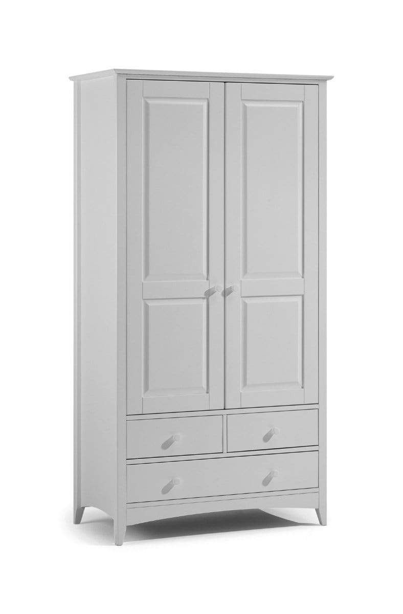 Julian Bowen Wardrobe Cameo Combination Wardrobe - Dove Grey Bed Kings
