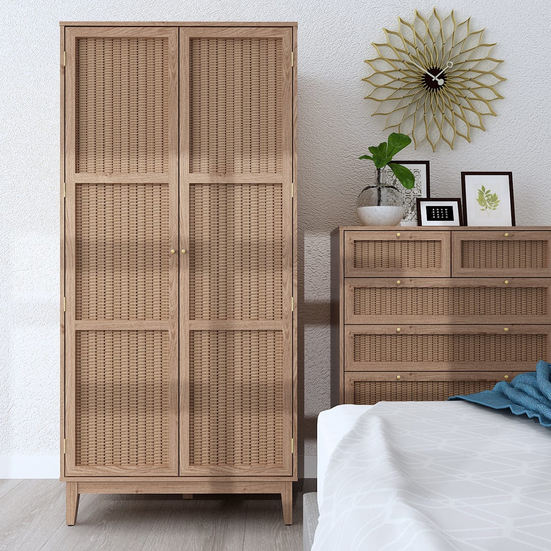LPD Wardrobe Bordeaux 2 Door Wardrobe Bed Kings