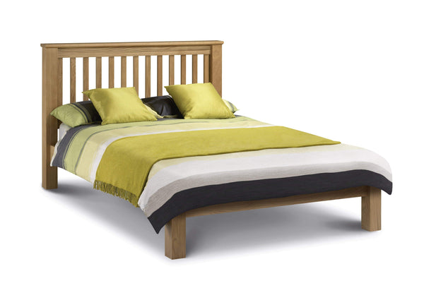 Julian Bowen Wood Bed Amsterdam Oak Bed Lfe - Wood - Light Oak Bed Kings