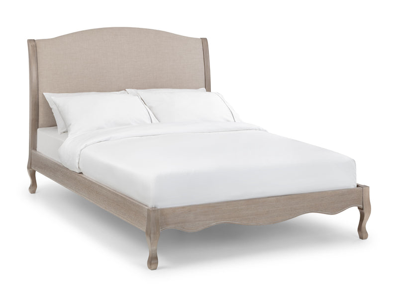 Julian Bowen Wood Bed Camille Wood & Fabric Bed Bed Kings