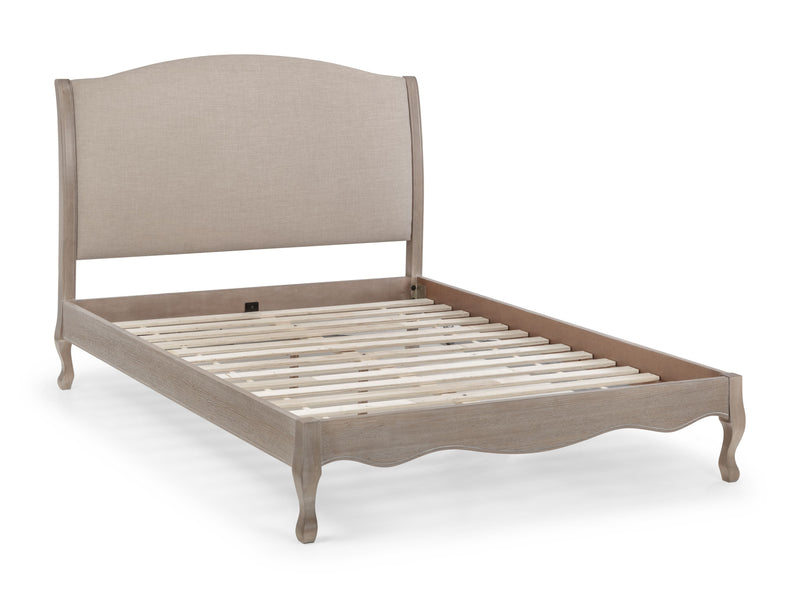 Julian Bowen Wood Bed Camille Wood & Fabric Bed Bed Kings