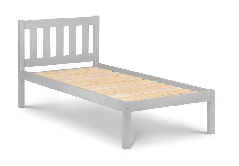Julian Bowen Wood Bed Luna Bed 90Cm Dove Grey Bed Kings