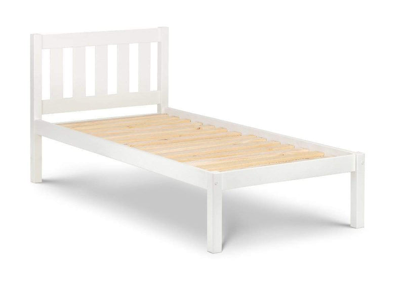 Julian Bowen Wood Bed Luna Bed 90Cm Surf White Bed Kings