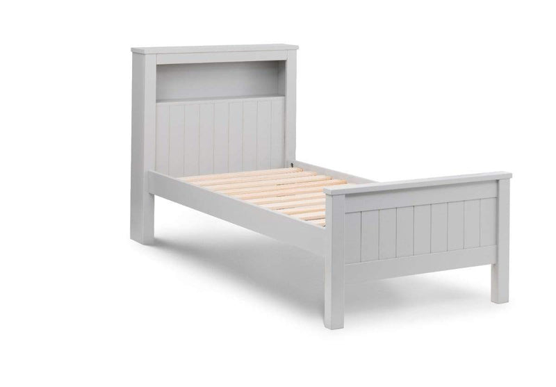 Julian Bowen Wood Bed Maine Bookcase Bed Dove Grey Bed Kings