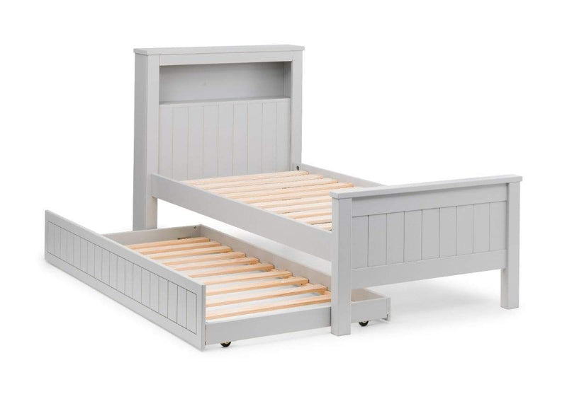 Julian Bowen Wood Bed Maine Bookcase Bed Dove Grey Bed Kings