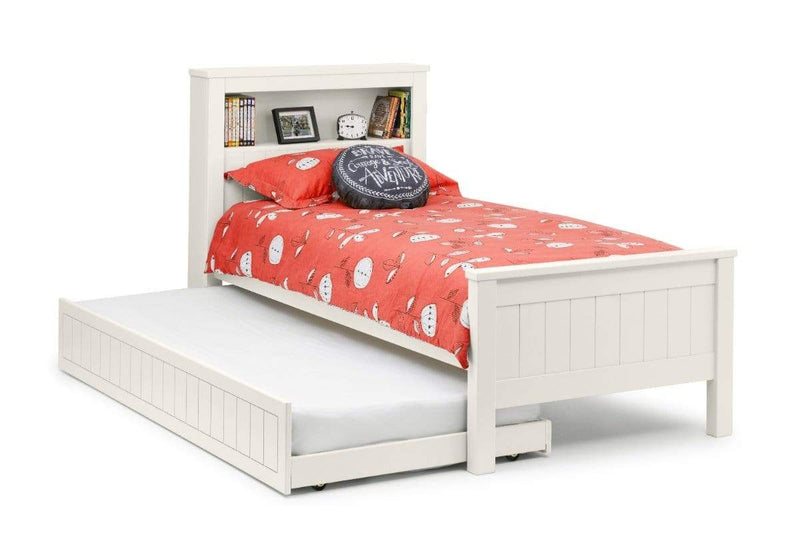 Julian Bowen Wood Bed Maine Bookcase Bed Surf White Bed Kings
