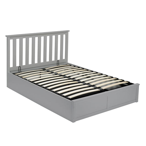 LPD Wood Bed Oxford Grey Bed Frame Bed Kings