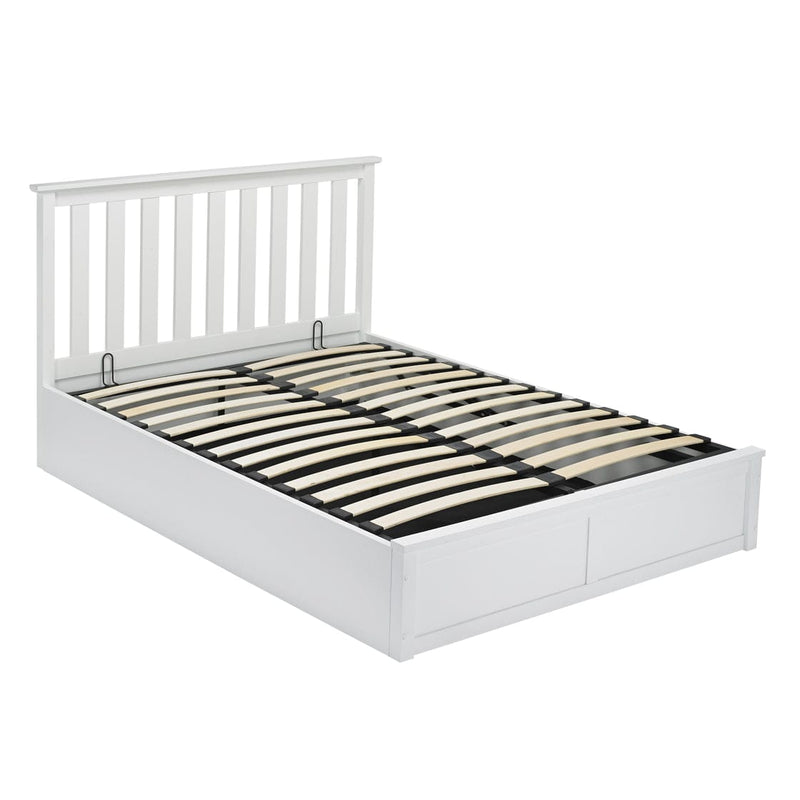 LPD Wood Bed Oxford White Bed Frame Bed Kings