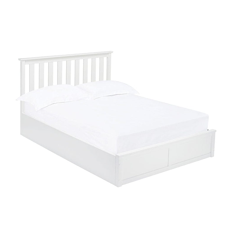 LPD Wood Bed Oxford White Bed Frame Bed Kings